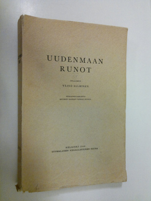 Heliä-Kaarina Salminen : Uudenmaan runot : toisinnot 1-2856