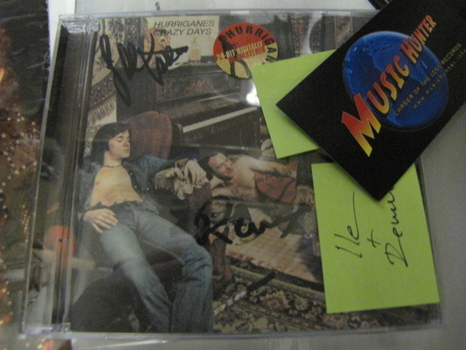 HURRIGANES - CRAZY DAYS CD ILE KALLION SEKÄ REMUN NIMMARIT