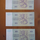 10 mk (1980) x3 Paasikivi Litt. A - pikkukuva 2