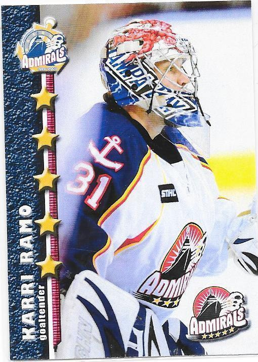 2008-09 Norfolk Admirals #12 Karri Rämö Pelicans MV farmi