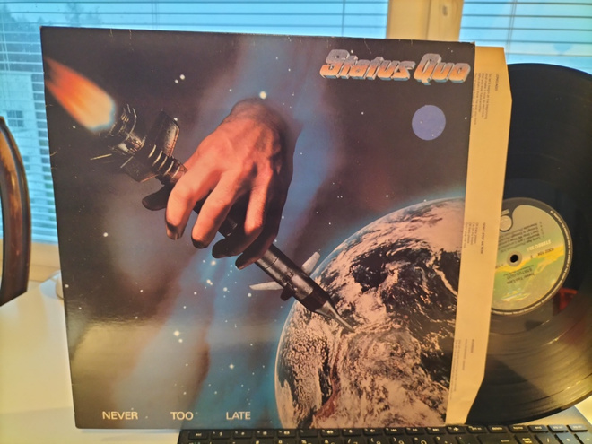 STATUS QUO, Never too late, LP SCA -81 HIENO KUNTO !!