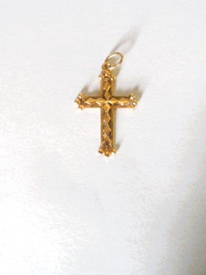 14K Kultariipus risti 29mm