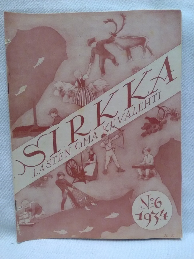 Sirkka N:o 6 1934 lasten oma kuvalehti