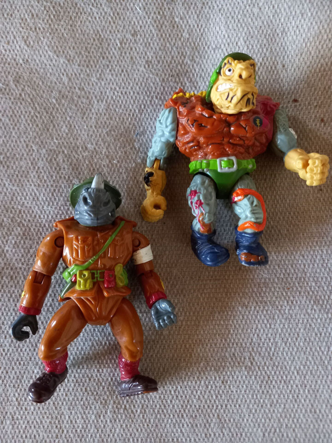 TEENAGE MUTANT NINJA TURTLES vintage figuurit 1990-luvulta