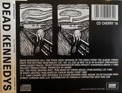 Dead Kennedys – Kill The Poor CD single
