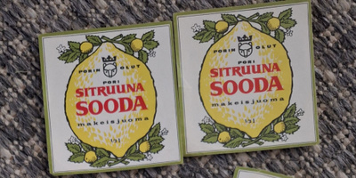 Virvoitusjuoma etiketit