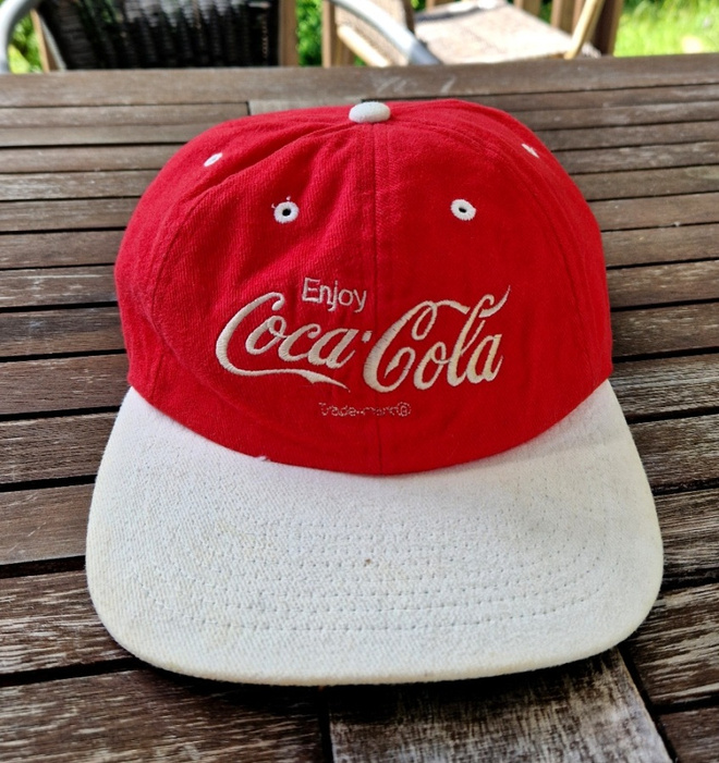 Coca-cola vintage lippahattu hieno kunto
