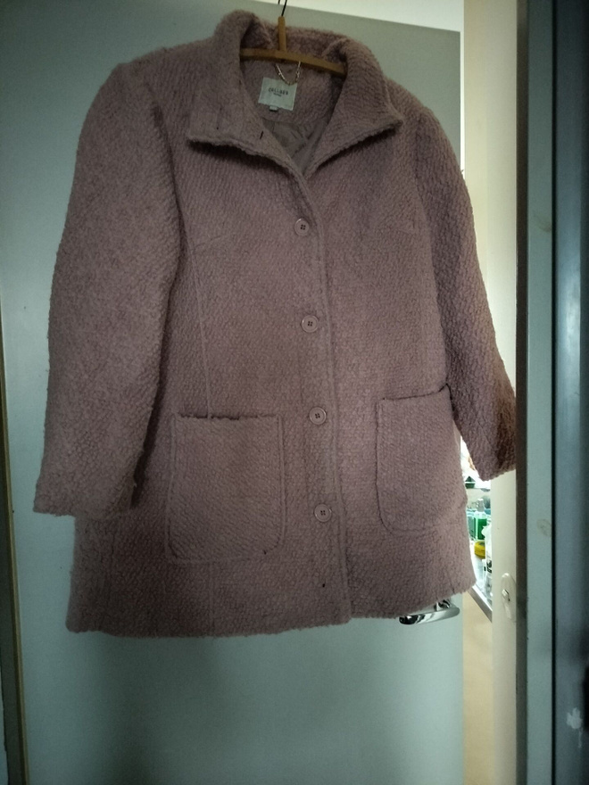 Pinkki väli kausi takki koko: 46/48