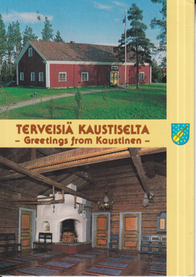Kaustinen, sommitelmakortti , vaakuna  , e89