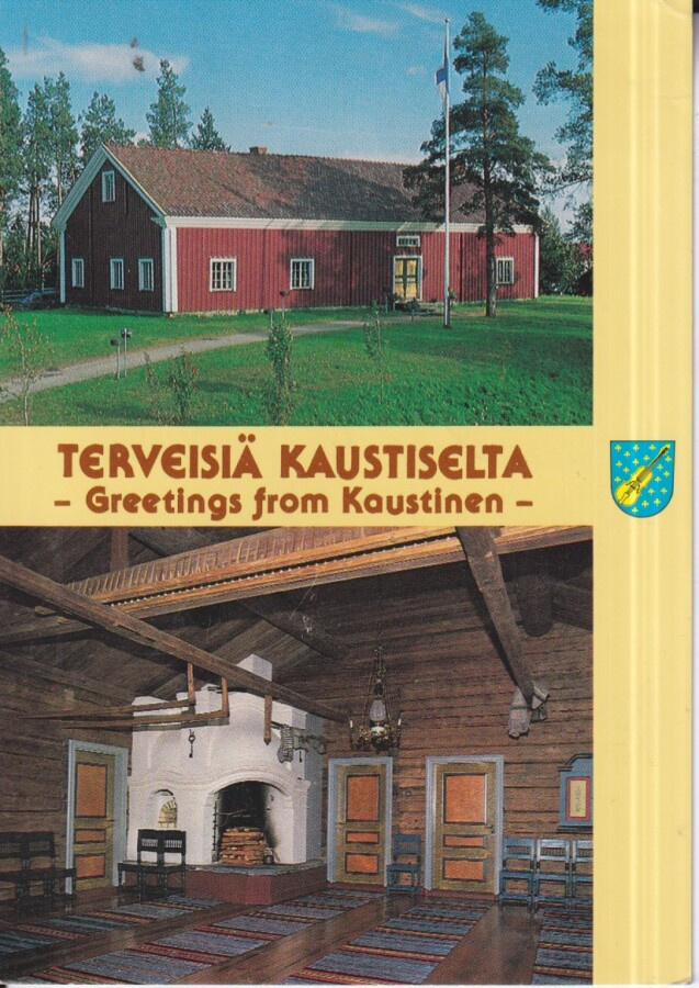 Kaustinen, sommitelmakortti , vaakuna  , e89