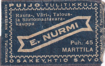 Marttila. E. Nurmi, Puijo  s61