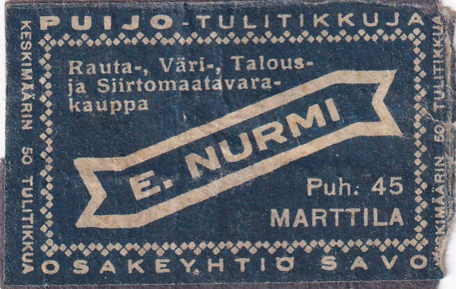 Marttila. E. Nurmi, Puijo  s61