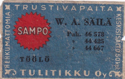 Töölö, W. A. Säilä   8/15