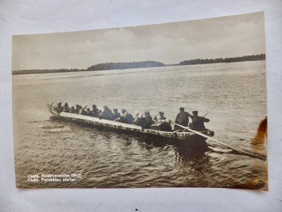 VANHA Postikortti Vaala 1930-l