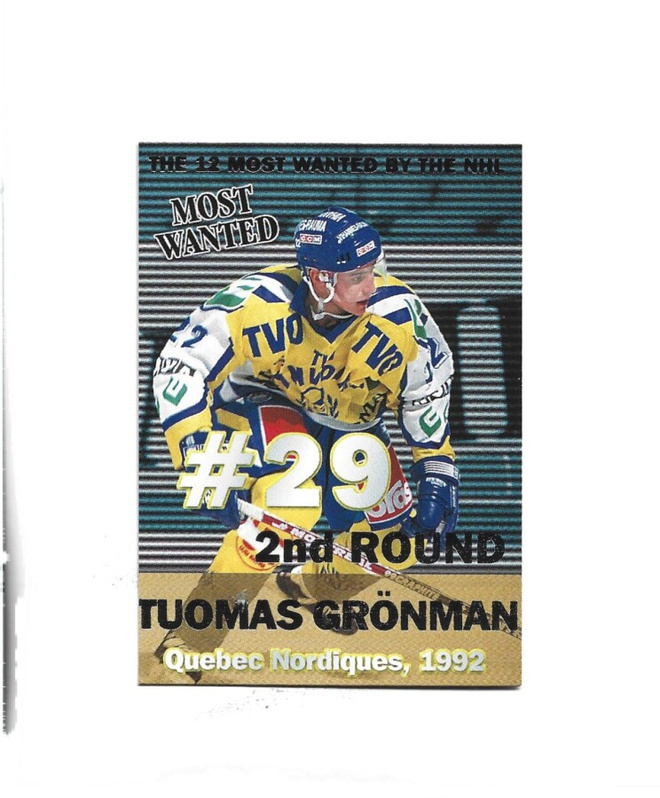 TUOMAS GRÖNMAN - LUKKO/QUEBEC - MOST WANTED # 11 of 12