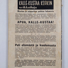 Outsider : Apua, Kalle-Kustaa! - pikkukuva 2