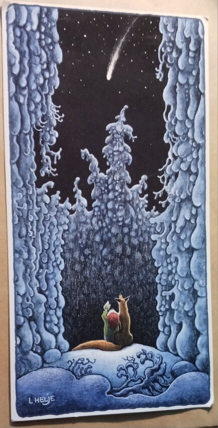 Helje: Tonttu ja kettu katsovat tähdenlentoa, ylipitkä, 2010