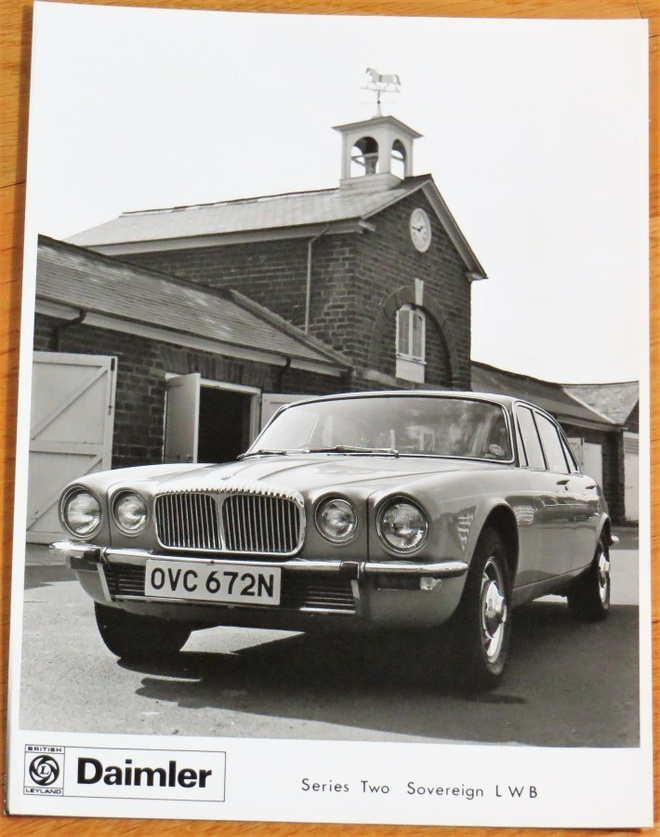 1976 Daimler Sovereign LWB pressikuva - KUIN UUSI