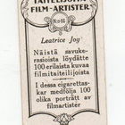 Filmitaiteilijoita Savukerasioista n:o 66 LEATRICE JOY - pikkukuva 2