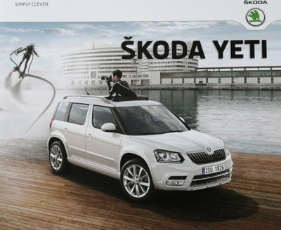 2015 Skoda Yeti esite - KUIN UUSI - 48 sivua - suom