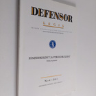 Defensor legis n:o 4/2011 - pikkukuva 1