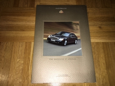 Esite Maybach 57, 2005, lehdistökansio