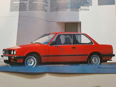 BMW 300-sarja -esite, 1983