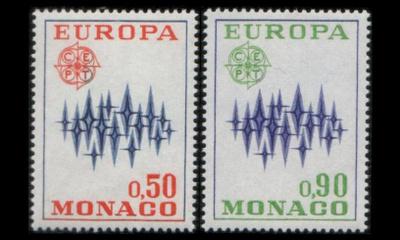 Monaco 1038-9 ** Europa (1972)