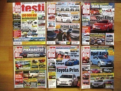 Autobild.lehtiä 1€ kpl