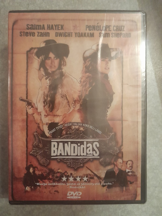Bandidas dvd,salma hayek,penelooe cruz