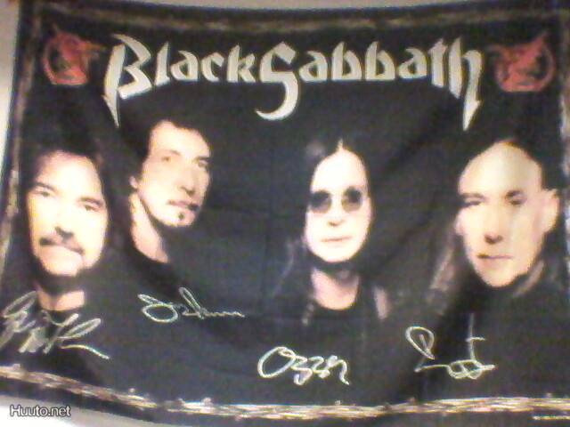 BLACK SABBATH- MEGA ISO RARE LIPPU n. 135 cm x 100 cm UUSI
