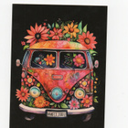 °°VOLKSWAGEN KLEINBUS...Kukkasilla!°° -KORTTI / (Kulkematon) - pikkukuva 1