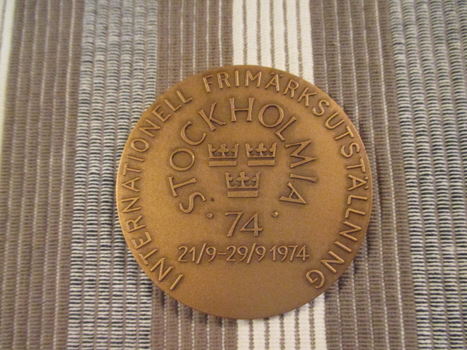 Stockholmia 74 mitali 21/9-29/9 1974.