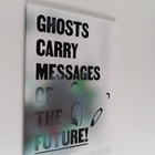 Ghosts carry messages of the future - studies in curating... - pikkukuva 1