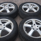 Vw 5x112 alumiinivanteet, nastarenkaat 205/55r16 (3 kpl) - pikkukuva 1