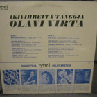 Olavi Virta LP 1970 Rytmi RILP 7066 Ikivihreitä tangoja - pikkukuva 2