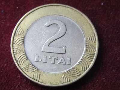 2 litai 2001. Liettua-Lithuania