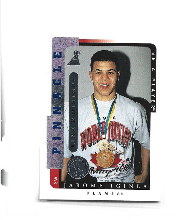 JAROME IGINLA - CALGARY - LINK 2 HISTORY # LTH-1A - CIE CUT