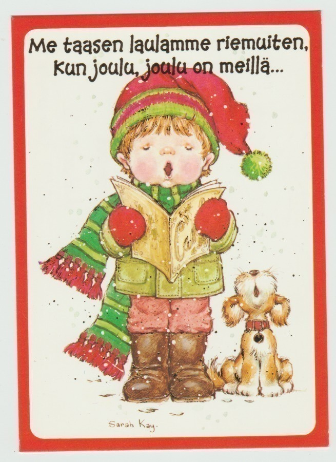 Sarah Kay  :Poika ja koiransa laulavat   (R)