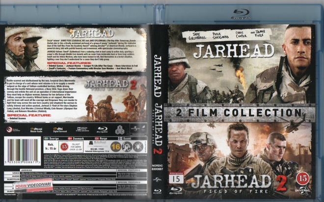 jarhead / Jarhead 2	(74 702)	k	-FI-	BLU-RAY	nordic,	(2)			2