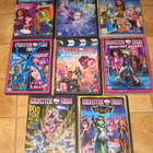 7 kpln paketti Monster High animaatiot DVD levyt kerralla - pikkukuva 1