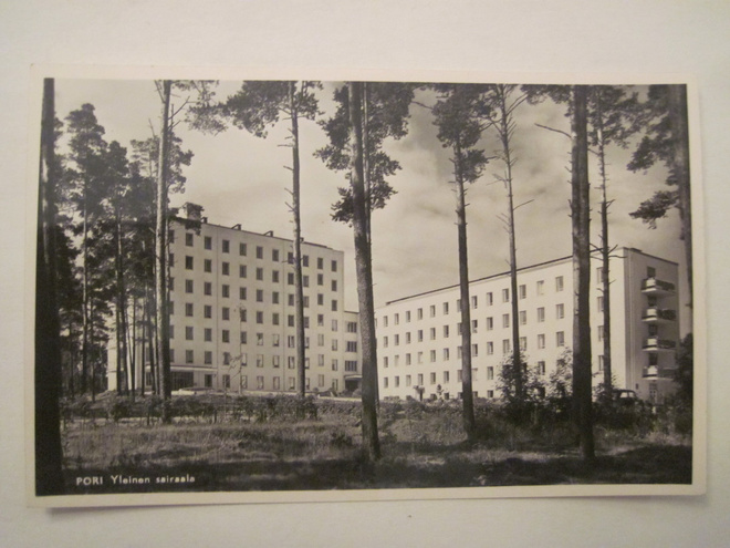 VANHA Postikortti Pori 1950-l Alkup.Mallikappale