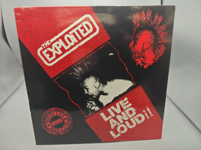 The Exploited – Live And Loud!!  LP