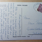 Yllästunturin lumista rinnettä, vanha mv vkpk, p. 1957 - pikkukuva 2