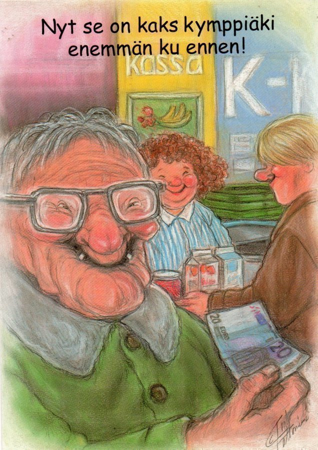 Tero Peltoniemi Postikortti:  Nyt se on kakskymppiäkin enemm