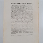 Onni Okkonen : Renessanssin taide : Italian rakennus-, ve... - pikkukuva 2