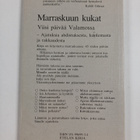 Kai Vakkuri : Marraskuun kukat : viisi päivää Valamossa :... - pikkukuva 2