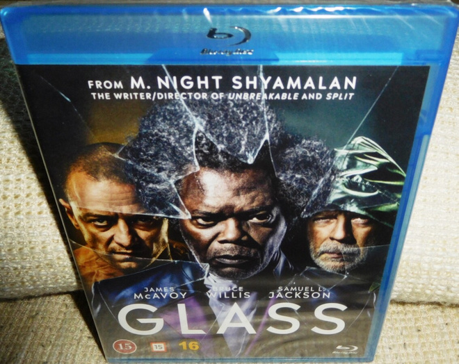 Glass - Bruce Willis & Samuel L. Jackson (muoveissa) Blu-ray