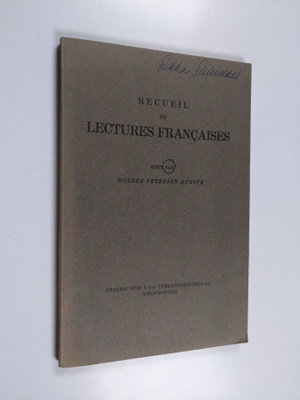 Recueil de lectures francaises