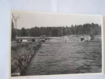 VANHA Postikortti Kajaani 1950-l Alkup.Mallikappale
